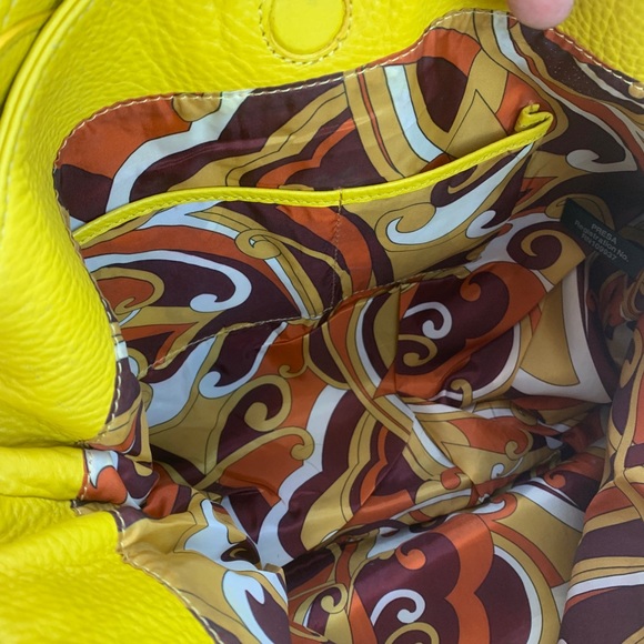 Presa  mustard leather handbag - Picture 3 of 8